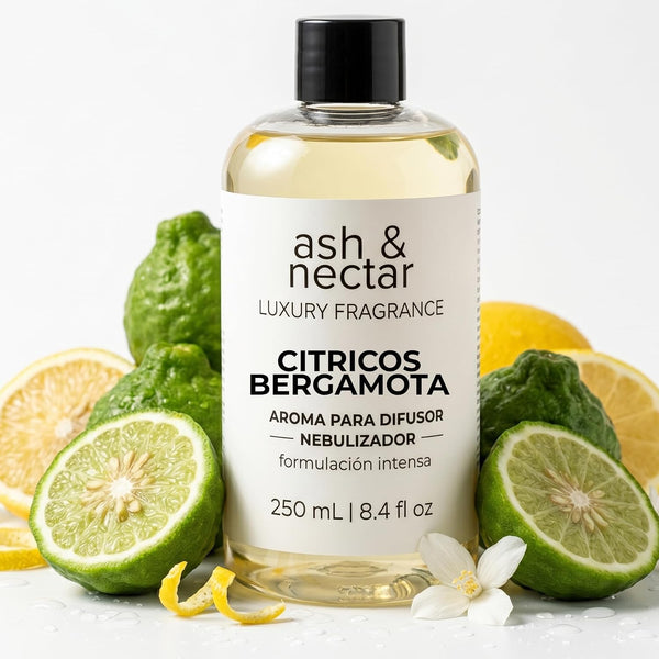 Cítricos Bergamota — Esencia para Difusor Profesional | Ash & Nectar