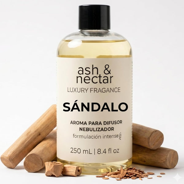 Sándalo — Esencia para Difusor Profesional | Ash & Nectar