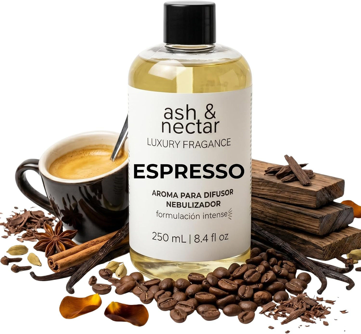 Espresso Gourmet — Esencia para Difusor Profesional | Ash & Nectar