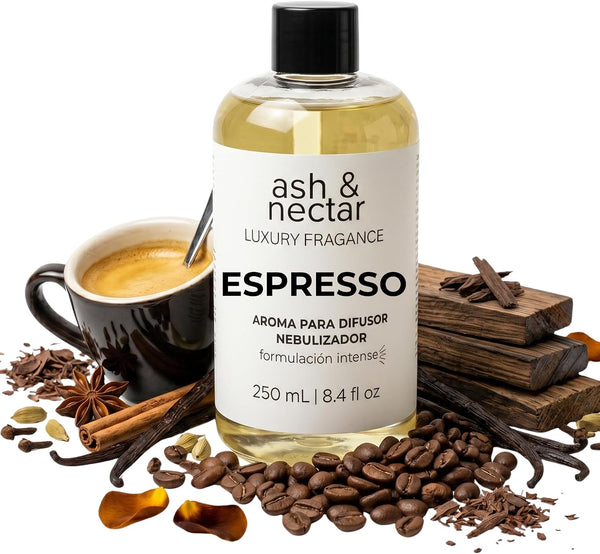 Espresso Gourmet — Esencia para Difusor Profesional | Ash & Nectar