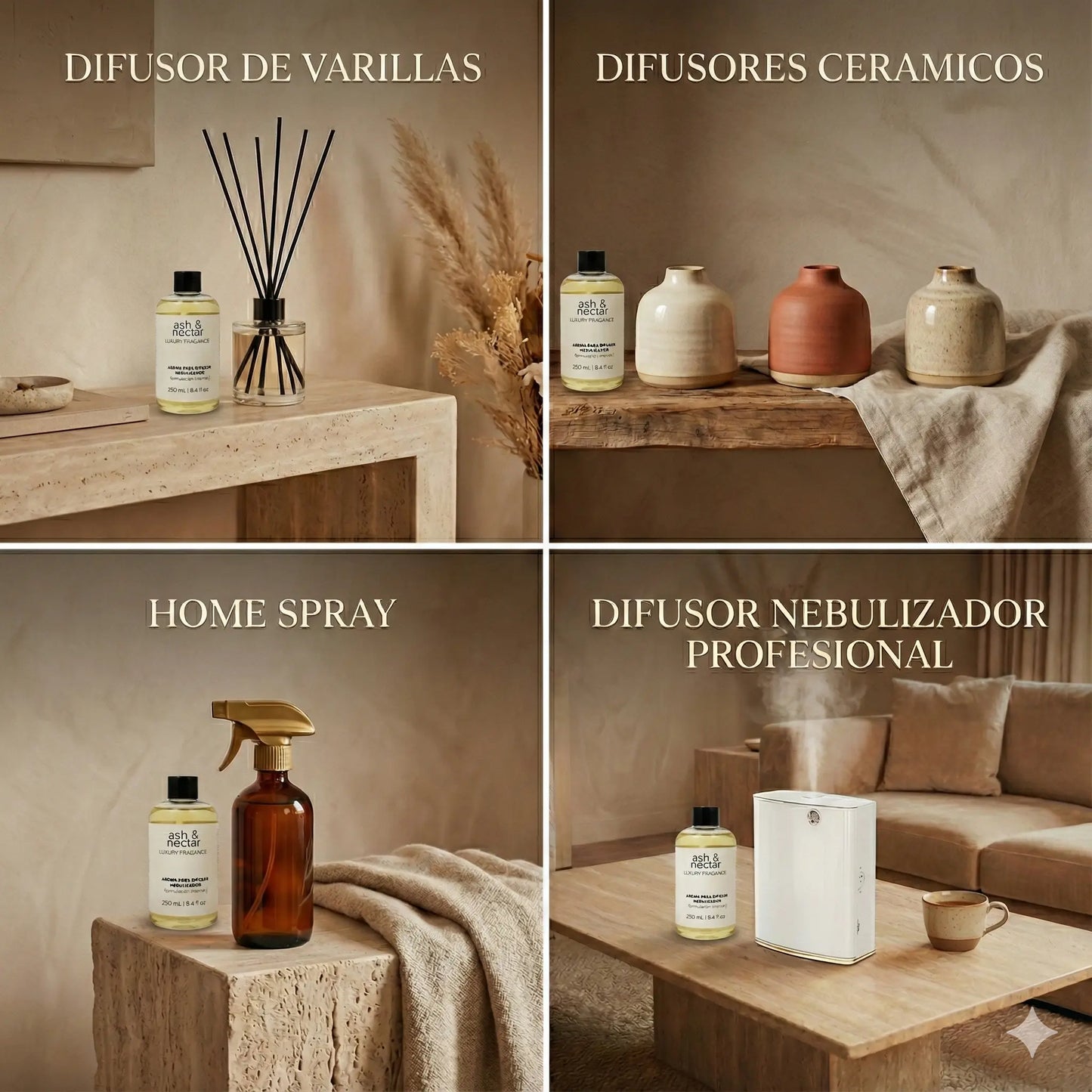 Hotel The GrandBliss — Esencia para Difusor Profesional | Aromática Fresca · IFRA · Sin agua Ash & Nectar
