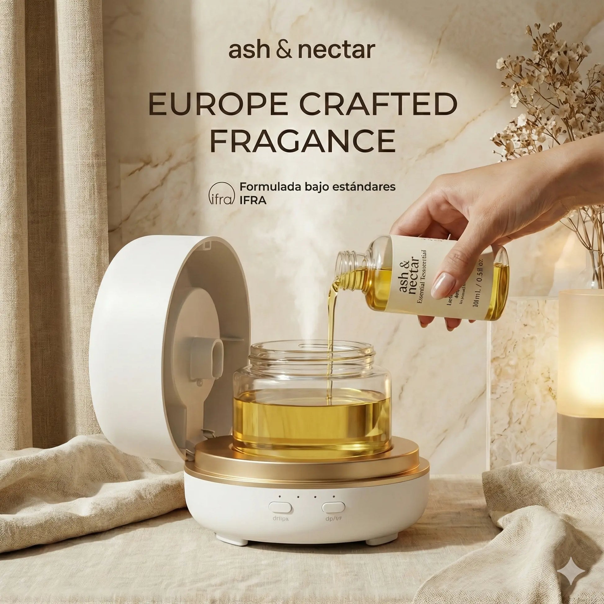 Hotel The GrandBliss — Esencia para Difusor Profesional | Aromática Fresca · IFRA · Sin agua Ash & Nectar