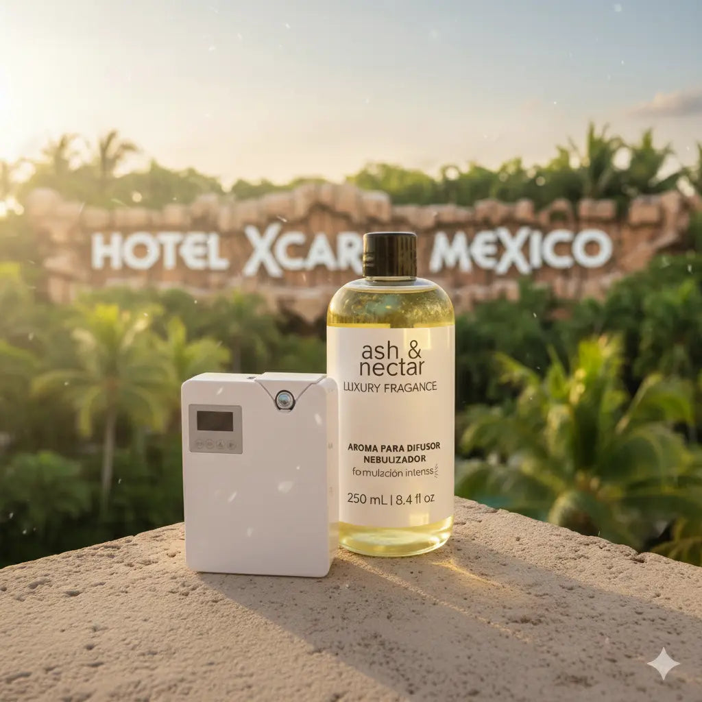Hotel Xcaret Arte — Esencia para Difusor Profesional | Amaderada Oriental · IFRA · Sin agua Ash & Nectar