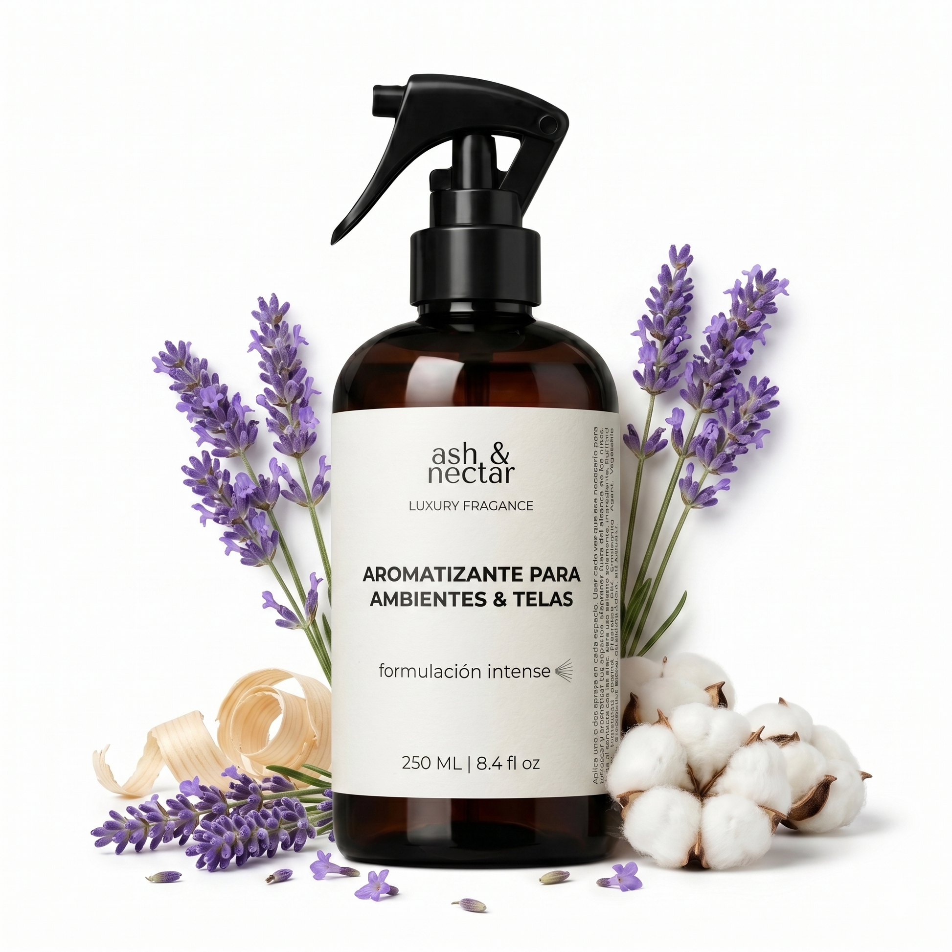 Spray Ambiental Lavanda Ash & Nectar 250ml — perfume para hogar y telas