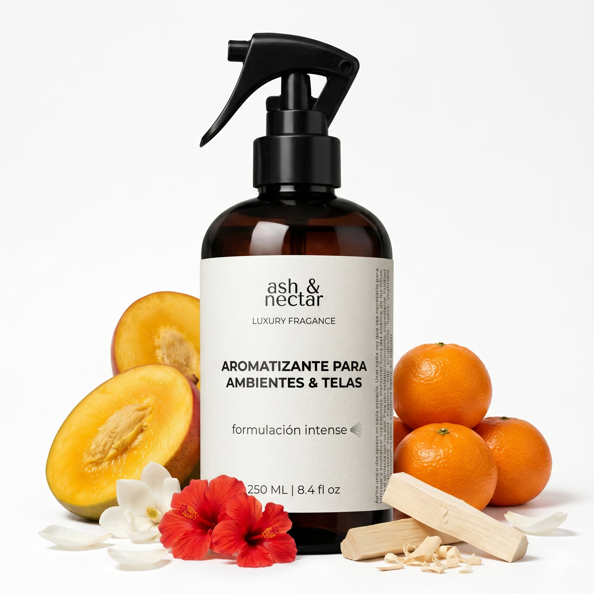 Spray Ambiental Mango Temptation Ash & Nectar 250ml — perfume para hogar y telas