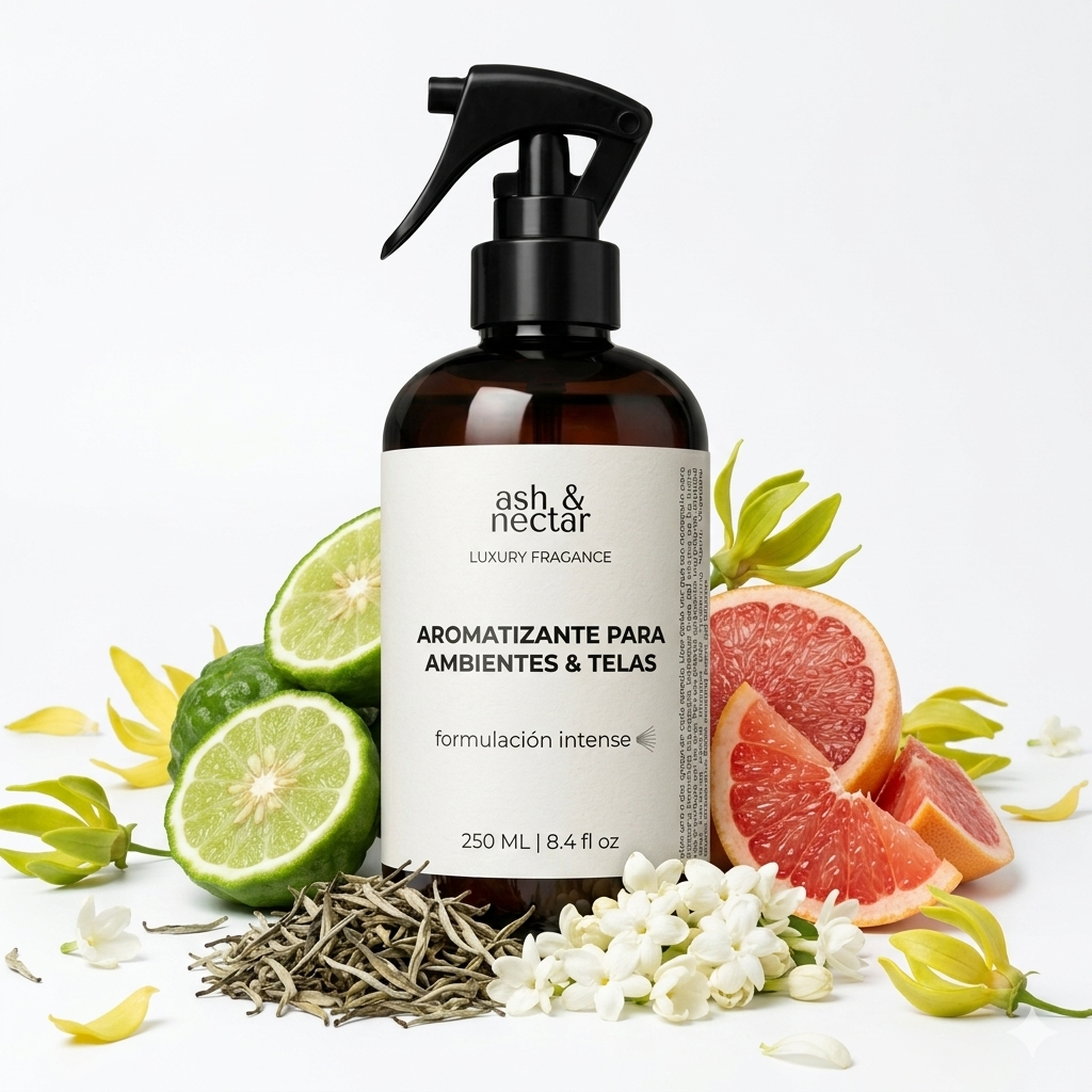 Spray Ambiental Hotel Ritz Carlton Ash & Nectar 250ml — perfume para hogar y telas