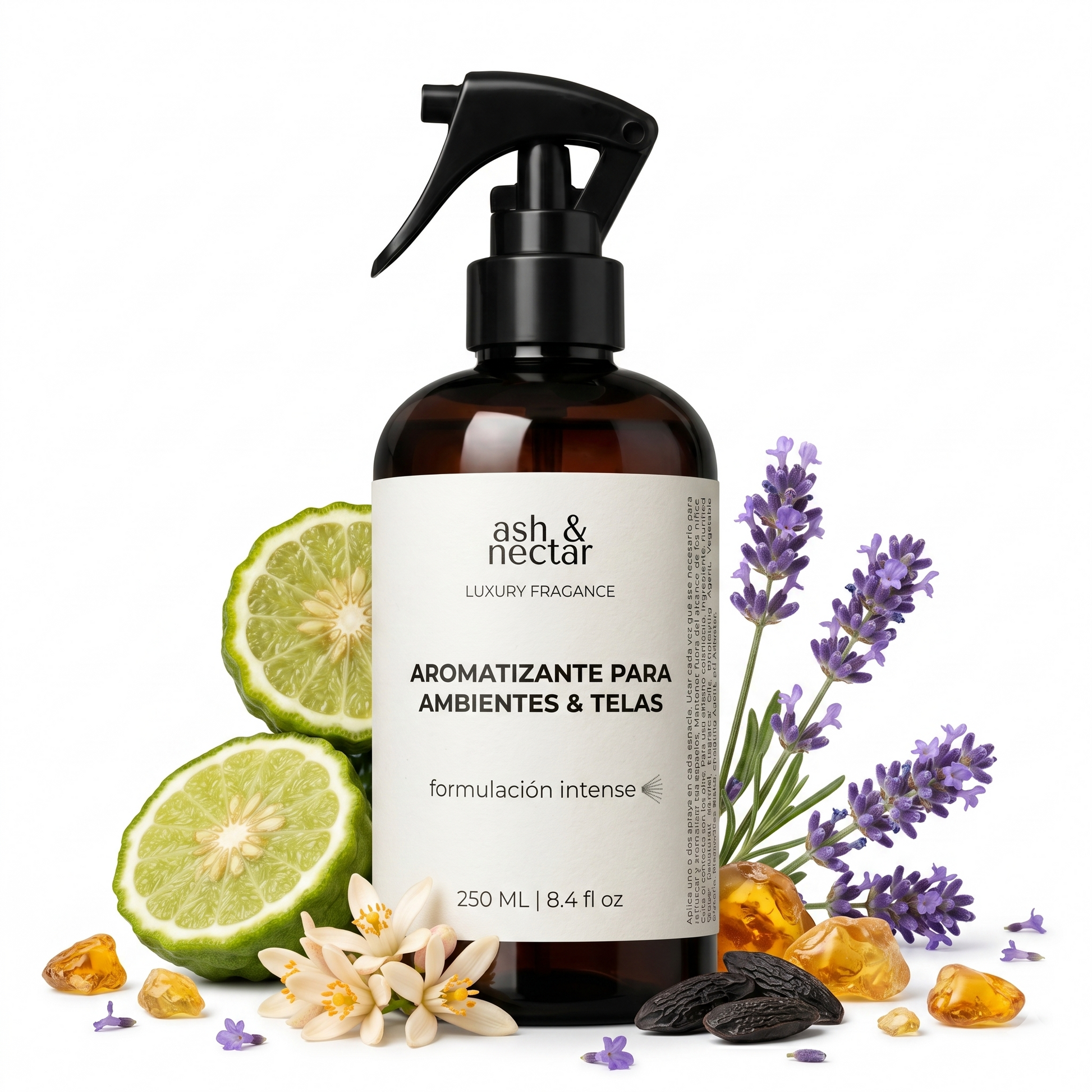 Spray Ambiental The GrandBliss Ash & Nectar 250ml — perfume para hogar y telas