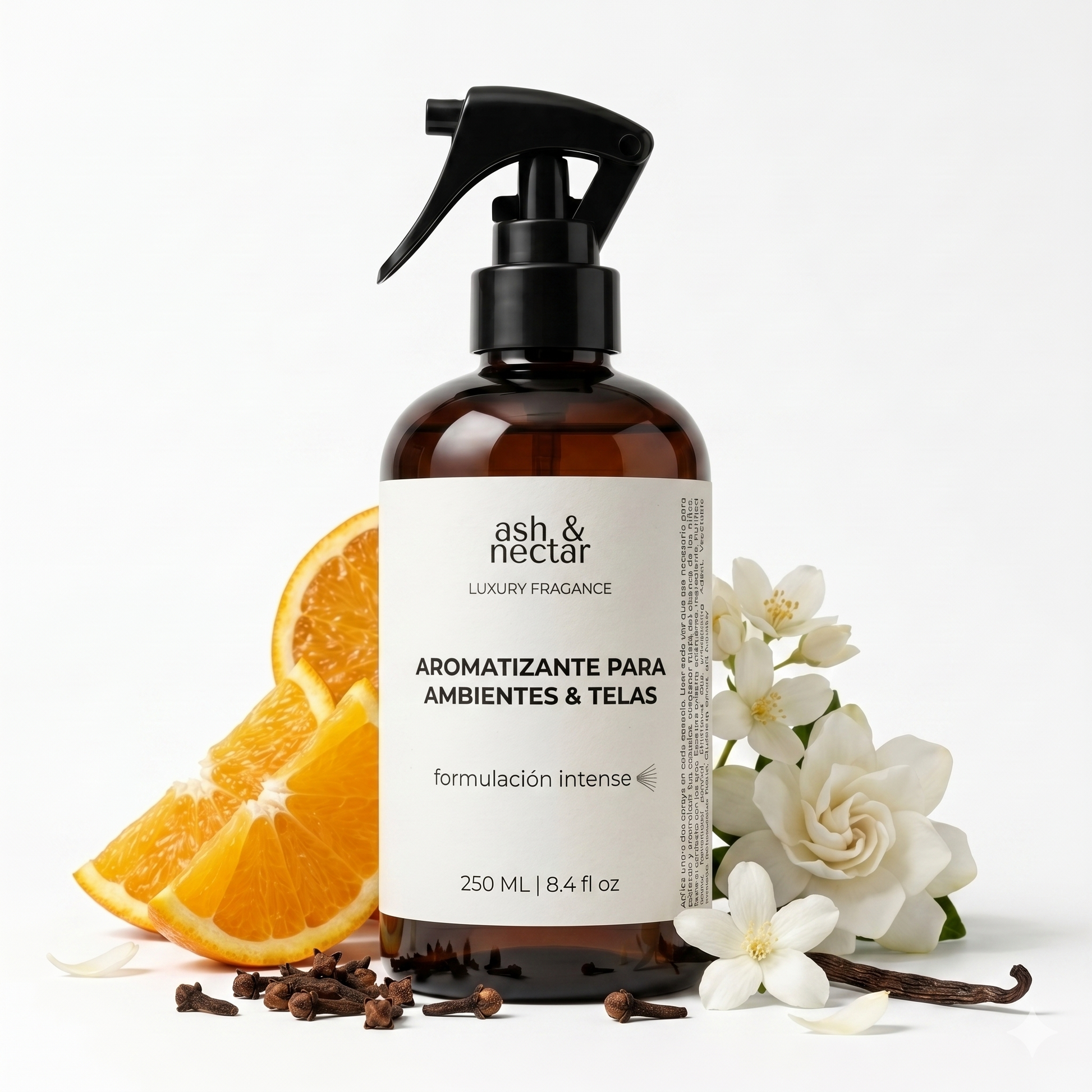Spray Ambiental Aria Las Vegas Ash & Nectar 250ml — perfume para hogar y telas