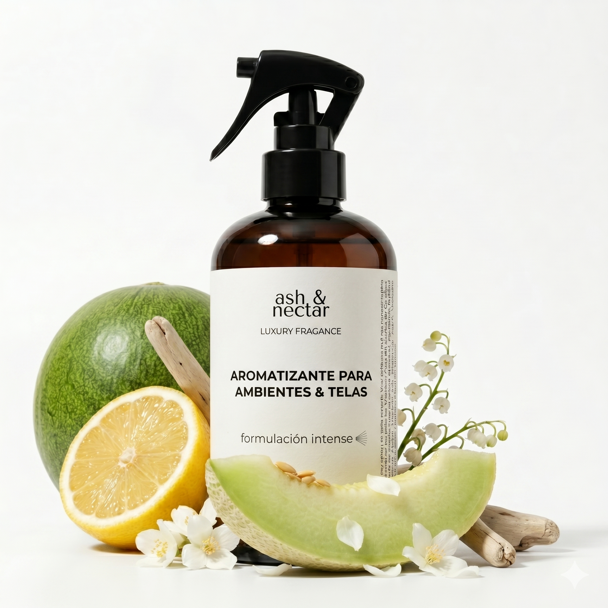 Spray Ambiental Wynn Las Vegas Ash & Nectar 250ml — perfume para hogar y telas
