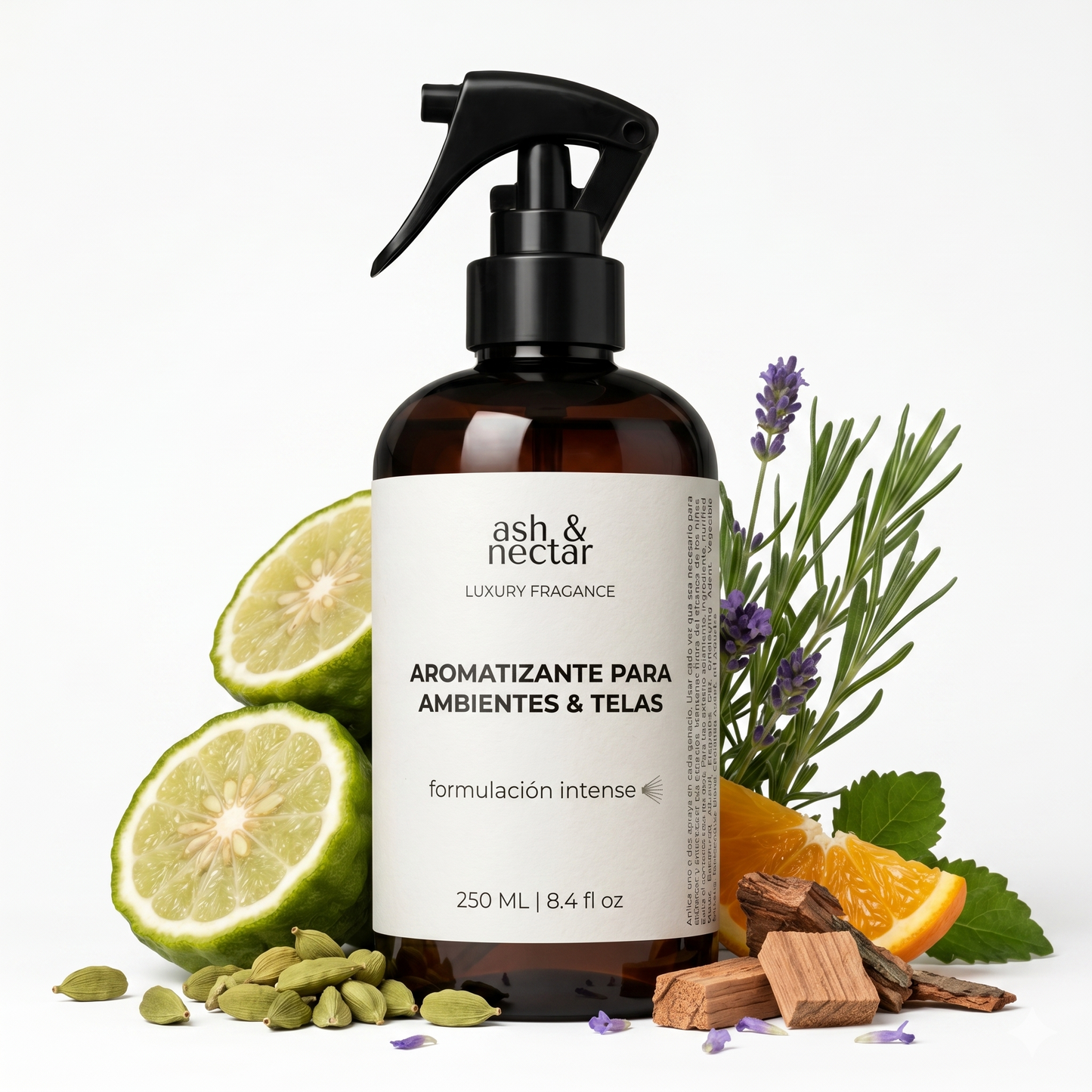 Spray Ambiental Hotel Xcaret Arte Ash & Nectar 250ml — perfume para hogar y telas
