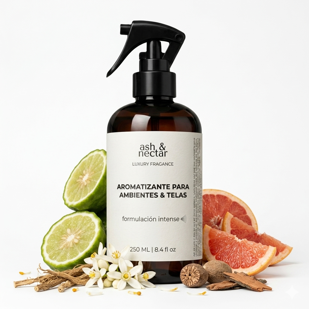 Spray Ambiental Bergamote 22 Ash & Nectar 250ml — perfume para hogar y telas