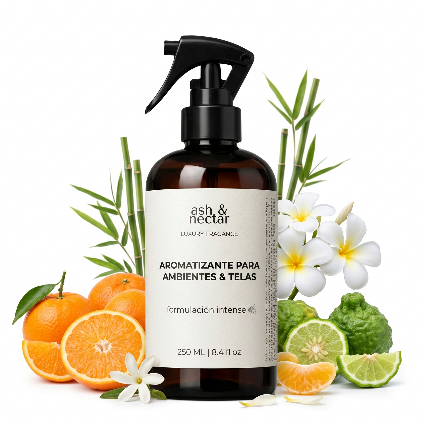 Spray Ambiental Hotel One & Only Mandarina Ash & Nectar 250ml — perfume para hogar y telas