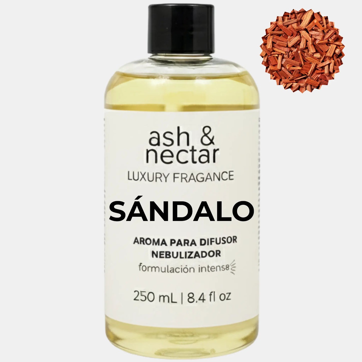 Sándalo — Esencia para Difusor Profesional | Ash & Nectar Ash & Nectar