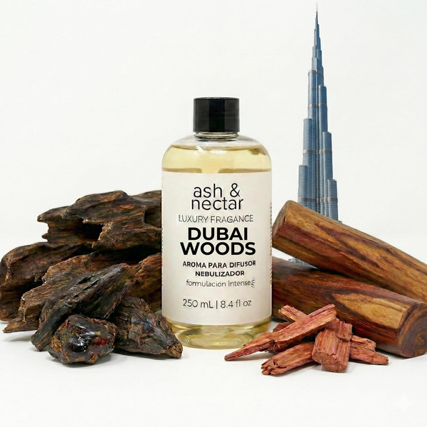 Dubai Woods — Esencia para Difusor Profesional | Ash & Nectar