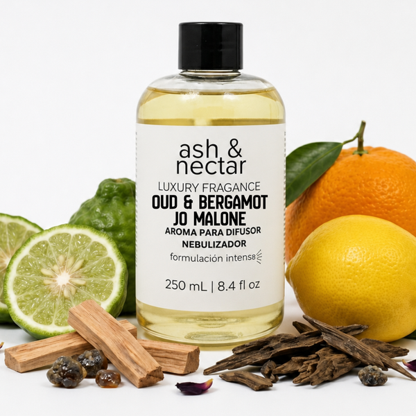 Oud & Bergamot — Esencia para Difusor Profesional | Ash & Nectar